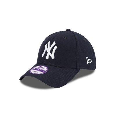 Blue New York Yankees Hat - New Era MLB JR The League 9FORTY Adjustable Caps USA4389260